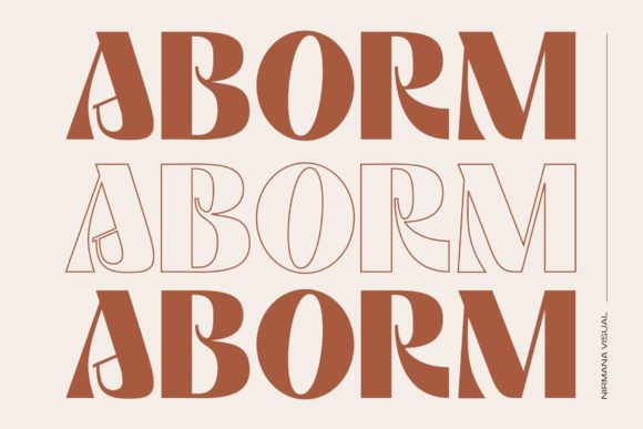 Aborm: A Modern Display Font That Elevates Small Business Branding