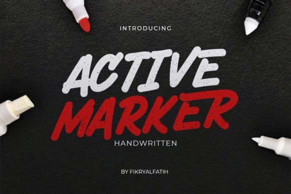 Active Marker: A Display Font That Brings Handwritten Charm to Digital Campaigns