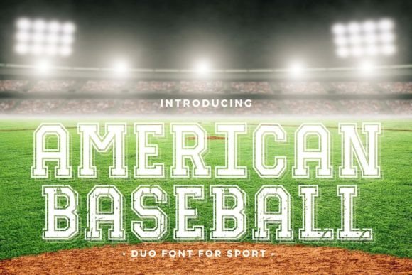 American Baseball Font: A Fresh Display Typeface for Editorial Design