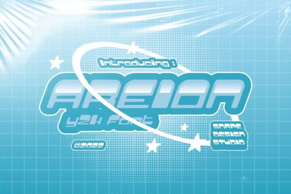 Areion: A Futuristic Display Font for Crafters and Makers