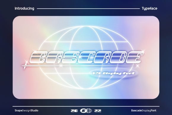 Bascade: A Futuristic Display Font for Modern Branding