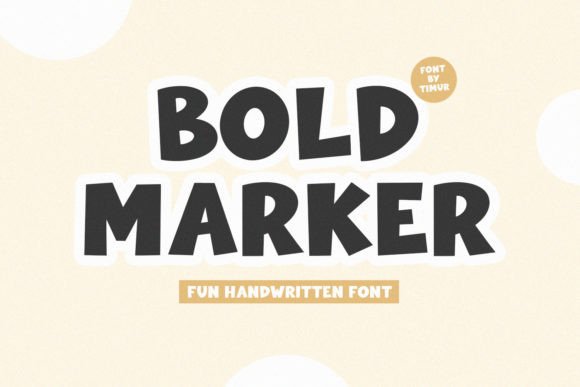 Bold Marker: A Display Font That Commands Attention in Campaign Design