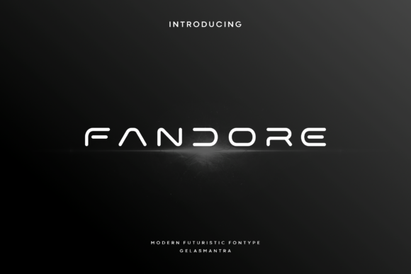 Fandore: A Futuristic Font for Makers and Creative Sellers