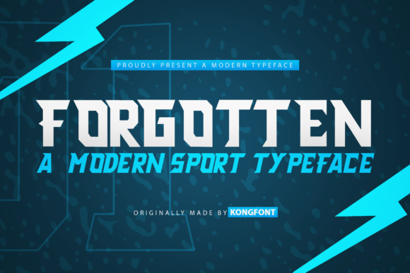 Forgotten: A Modern Display Font for Editorial Design and Digital Publishing