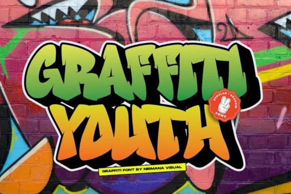 Graffiti Youth: A Bold Display Font for Web Designers