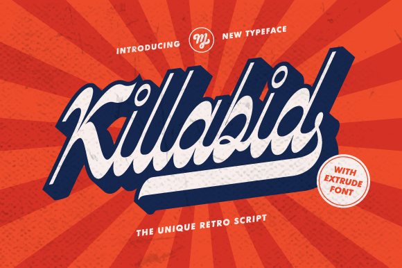 Killabid Font: Retro Baseball Style for Scroll-Stopping Digital Campaigns