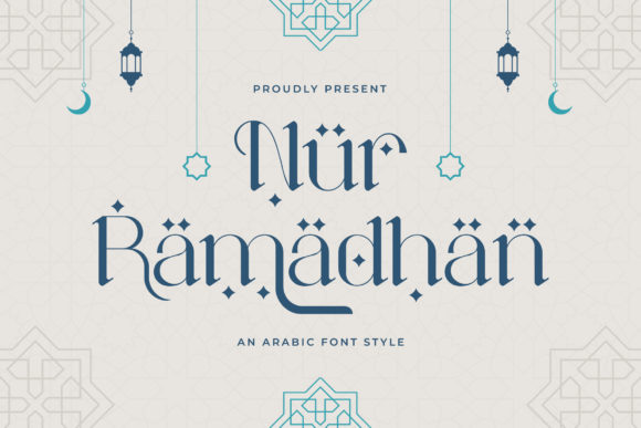 Nur Ramadhan: A Stylish Display Font for Crafters and Product Designers