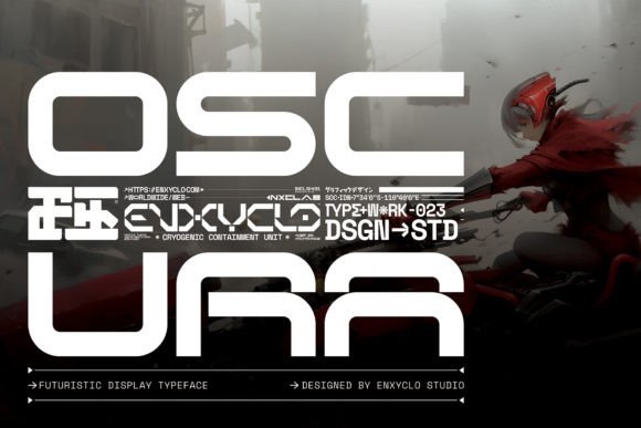 Oscura: A Bold Display Font for Modern Editorial Design