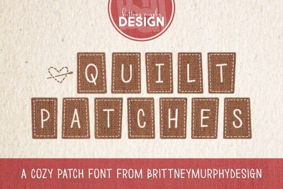 Quilt Patches Font: A Cozy Display Typeface for Consistent Branding
