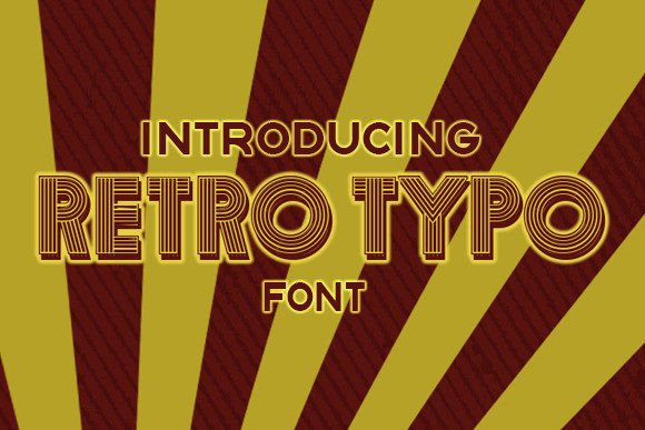 Retro Typo: A Vintage-Inspired Display Font for Web Designers