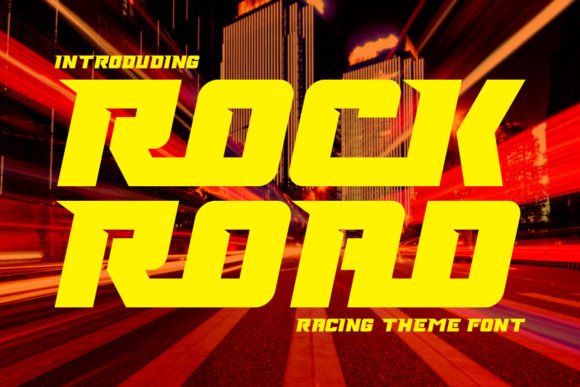 Rock Road: A Bold Display Font for Impactful Editorial Design