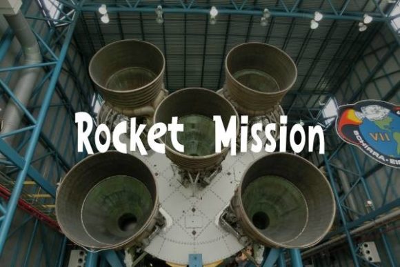 Rocket Mission: A Playful Display Font for Modern Editorial Design