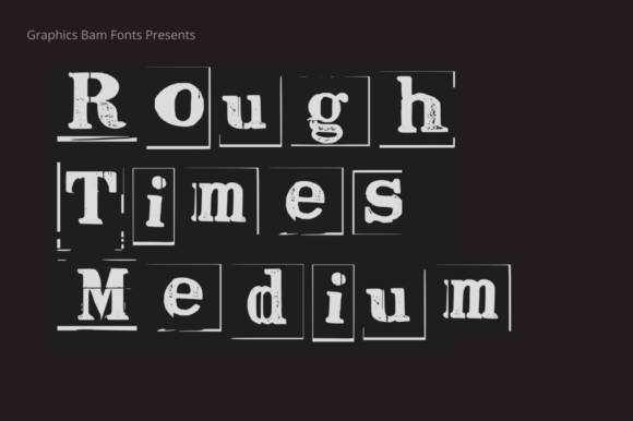 Rough Times Medium Font: Adding Personality to Brand Materials