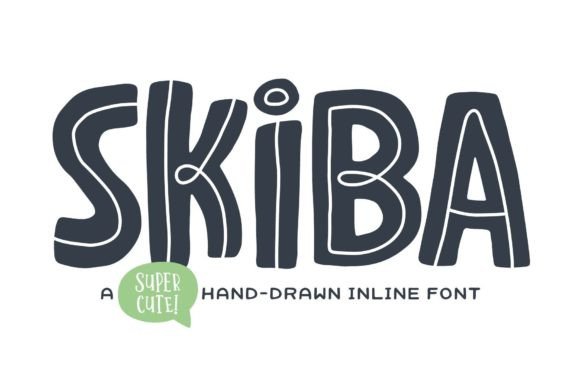 Skiba: A Playful Display Font for Bold Editorial Design