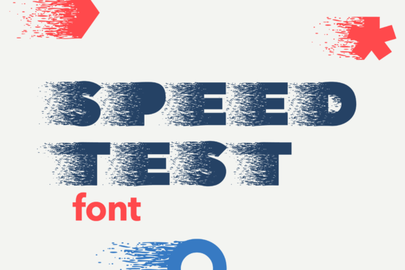 Speed Test: A Bold Display Font for Dynamic Design Projects
