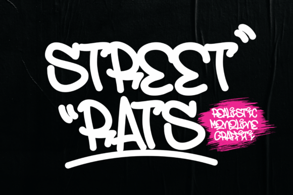 Street Rats: A Bold Display Font for Urban-Inspired Campaigns
