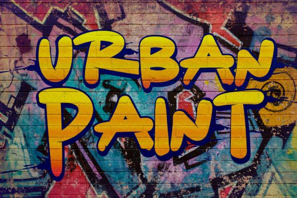 Urban Paint: A Bold Display Font for Scroll-Stopping Digital Campaigns